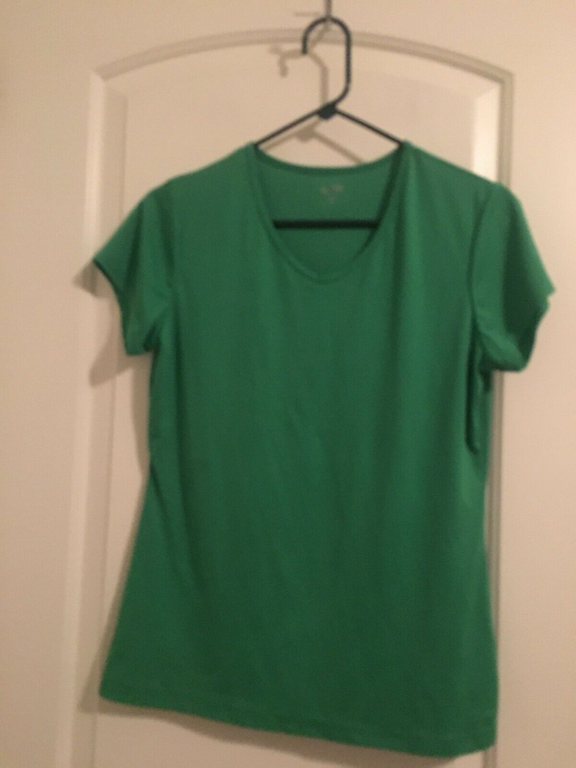 Champion Women's ActiveWear Short Sleeve Top Shirt Sz M Green