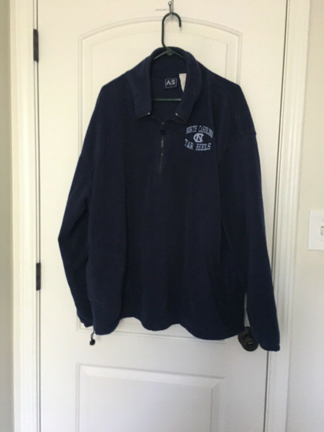 AS Sports North Carolina Tarheels Men's Fleece Jacket Size XXL Blue Coat