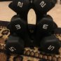 Dumbbell Set With Rack 2 3 5 lbs Exercise Strength Training  Fitness Black