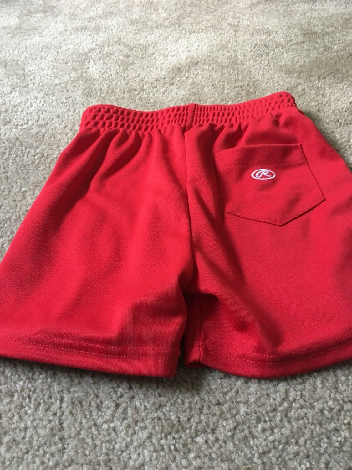 Rawlings Kids BaseBall SoftBall Shorts Sz X Large Red