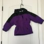New MOVES Girls Lined Coat Jacket Sz 5 Purple OuterWear