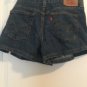 Levis Women's Junior Blue Denim Jean Short Shorts Sz 9 JR
