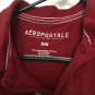 AEROPOSTALE Men's Polo Shirt Short Sleeve Top Sz M Burgandy