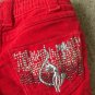 Baby Phat Baby Girl's Casual Corduroy Pants Sz 0-3 Months Red Bottoms