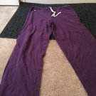 Ralph Lauren Adult Sleep Pants Pinstripe Sz L Women's Sleepwear MultiColor