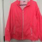 Danskin Now Women's Unlined Nylon ActiveWear Zip Up Jacket Sz L 12/14 Pink