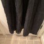 Kika Vargas Women's Plus Size 3X Ruffled Edge Puff Sleeve Midi Dress Black