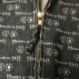 Heaven or Hell Big Men's Zip Up Black Jean Jacket Coat Size 3XL