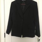 Kasper & Co. Women's Blazer Suit Jacket Coat Size 8 Petite Black