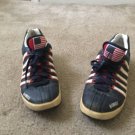 K Swiss Tongue Twister Men's Sneaker Shoes Size 9.5 Blue White Red K Swiss Tongue Twister Men's Sneaker Shoes Size 9.5 Blue White Red