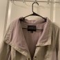 Forever 21 Women's Plus Size 2X Faux Leather Full Zip Motorcycle Jacket Brown