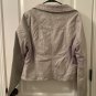 Forever 21 Women's Plus Size 2X Faux Leather Full Zip Motorcycle Jacket Brown