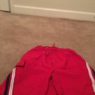 Joe Boxer Boys Mesh Lined Swim Trunks Board Shorts Size 8 Red White Black Stripe