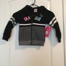Real Love Zip Up Sweatshirt Hoodie Girls Size 4 Multicolor