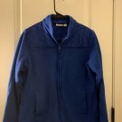 Croft & Barrow Women's Active Wear Fleece Full Zip Jacket Size Small Royal Blue