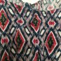 Body Central Women's Patterned Sleeveless Blouse Top Shirt