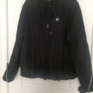 Starter Big Men's Full Zip Windbreaker Jacket Size XL 46-48 Black