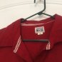 Converse One Star Women's Button Up Long Sleeve Shirt Size 2 Burgundy