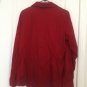 Converse One Star Women's Button Up Long Sleeve Shirt Size 2 Burgundy