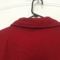 Converse One Star Women's Button Up Long Sleeve Shirt Size 2 Burgundy
