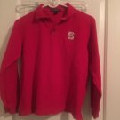 NC State Wolfpack Port Authority Boys Long Sleeve Polo Shirt Size Large Red