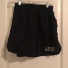 Army Men's Shorts Physical Fitness Training Size Small Black