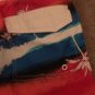 Joe Boxer Men's Patterned Swimsuit Shorts Size Large Red Blue White