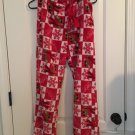 Rudolph The Red Nosed Reindeer Women's Fleece Pajama Pants Size Small 4-6