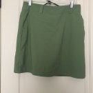 Nike Golf Fit Dry Petite Women's Active Skort Size 4 Green Skirt