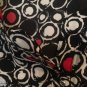 Southern Lady Women's Printed Button Up Short Sleeve Blouse Top Size Medium