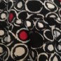 Southern Lady Women's Printed Button Up Short Sleeve Blouse Top Size Medium