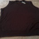 Blue Ocean Collection Men's Sweater Vest Top Brown Size 2XL