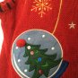 Holiday Editions Women's Button Front Ugly Christmas Sweater Vest Size Medium