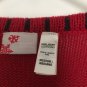 Holiday Editions Women's Button Front Ugly Christmas Sweater Vest Size Medium