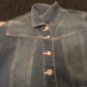Girls Rue 21 Button Down Blue Denim Jean Jacket Size Medium
