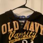 Old Navy Boys Full Zip Fleece Hoodie Jacket Size Large 10-12 Black