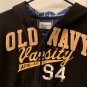 Old Navy Boys Full Zip Fleece Hoodie Jacket Size Large 10-12 Black