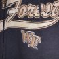 NCAA Wake Forest Demon Deacons Men's Zip Up Hoodie Jacket Size Medium Black