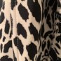 Sergio Hudson Women's Plus Size 2X Leopard Zebra Print Bustier Dress Black Cream