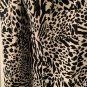 Sergio Hudson Women's Plus Size 2X Leopard Zebra Print Bustier Dress Black Cream