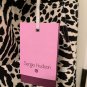 Sergio Hudson Women's Plus Size 2X Leopard Zebra Print Bustier Dress Black Cream