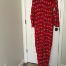 Family PJ's Men's Christmas Theme Footed Pajamas Romper Jumpsuit Size Large Family PJ's Men's Christmas Theme Footed Pajamas Romper Jumpsuit Size Large