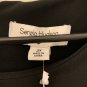 Sergio Hudson by Target Women's Strong Shoulder Long Dress Black