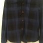 Chaps Men's Plaid Fleece Button Down Shirt Top Size Medium