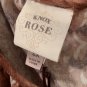 Knox Rose Women's Plus Size 4X Puff Sleeve A Line Dress Tiered Cognac