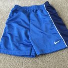 Nike Boys Active Wear Shorts 5/6 Blue with Blue & White Side Stripes