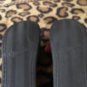Nike Men's Flip Flops Slides Sandals Shoes Size 6 Black with White Logo