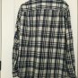 Faded Glory Men's Checked Long Sleeve Button Up Shirt Medium 38-40