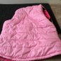 Le Tigre Juniors Full Zip Reversible Vest Jacket Women's Size XL Pink Plum