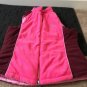 Le Tigre Juniors Full Zip Reversible Vest Jacket Women's Size XL Pink Plum